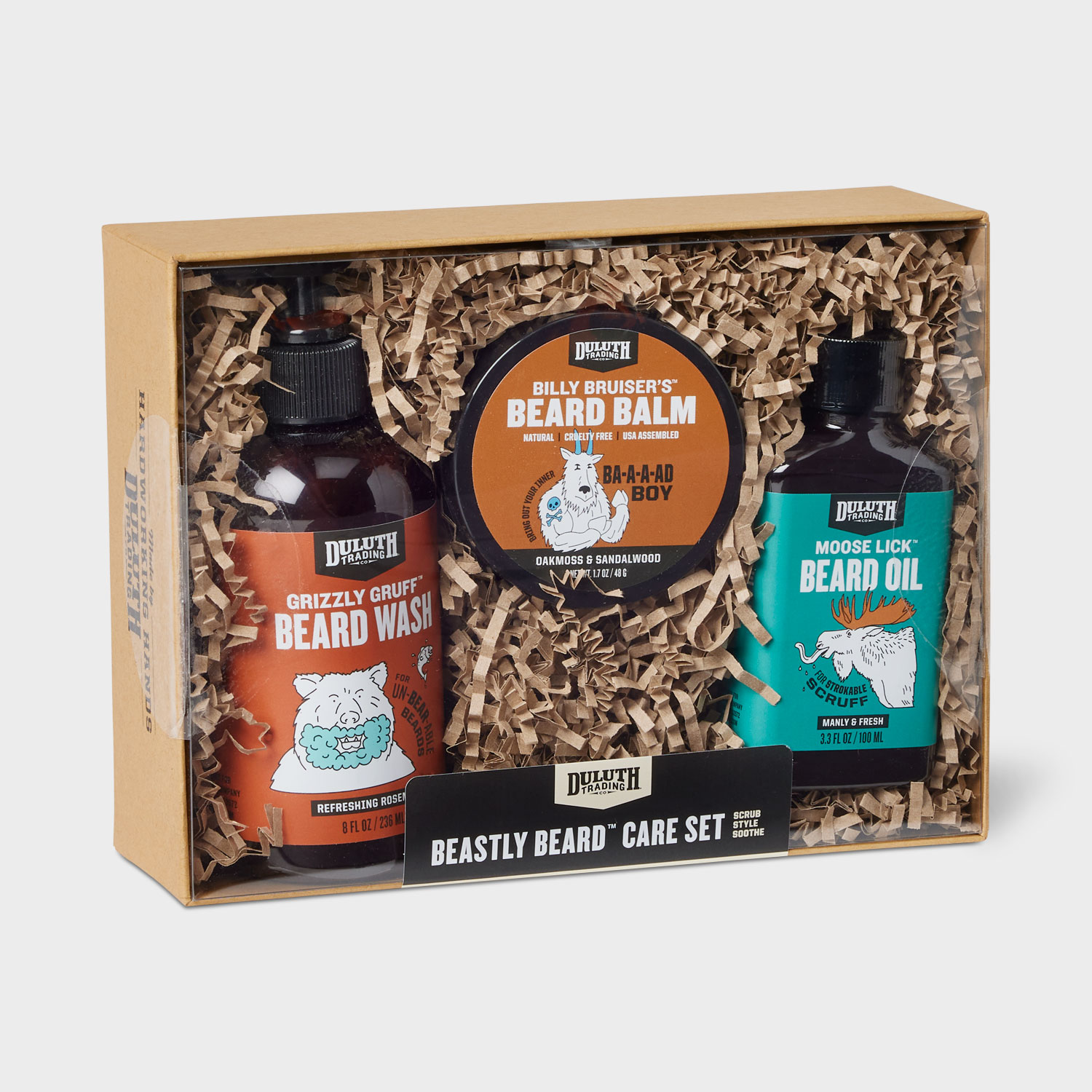 Duluth Trading Beastly Beard Care Gift Set, 40097