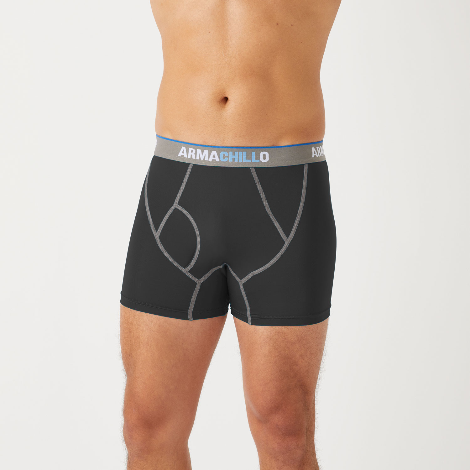 Men's Armachillo Cooling Short Boxer Briefs, 83737 (Baltic Blue)
